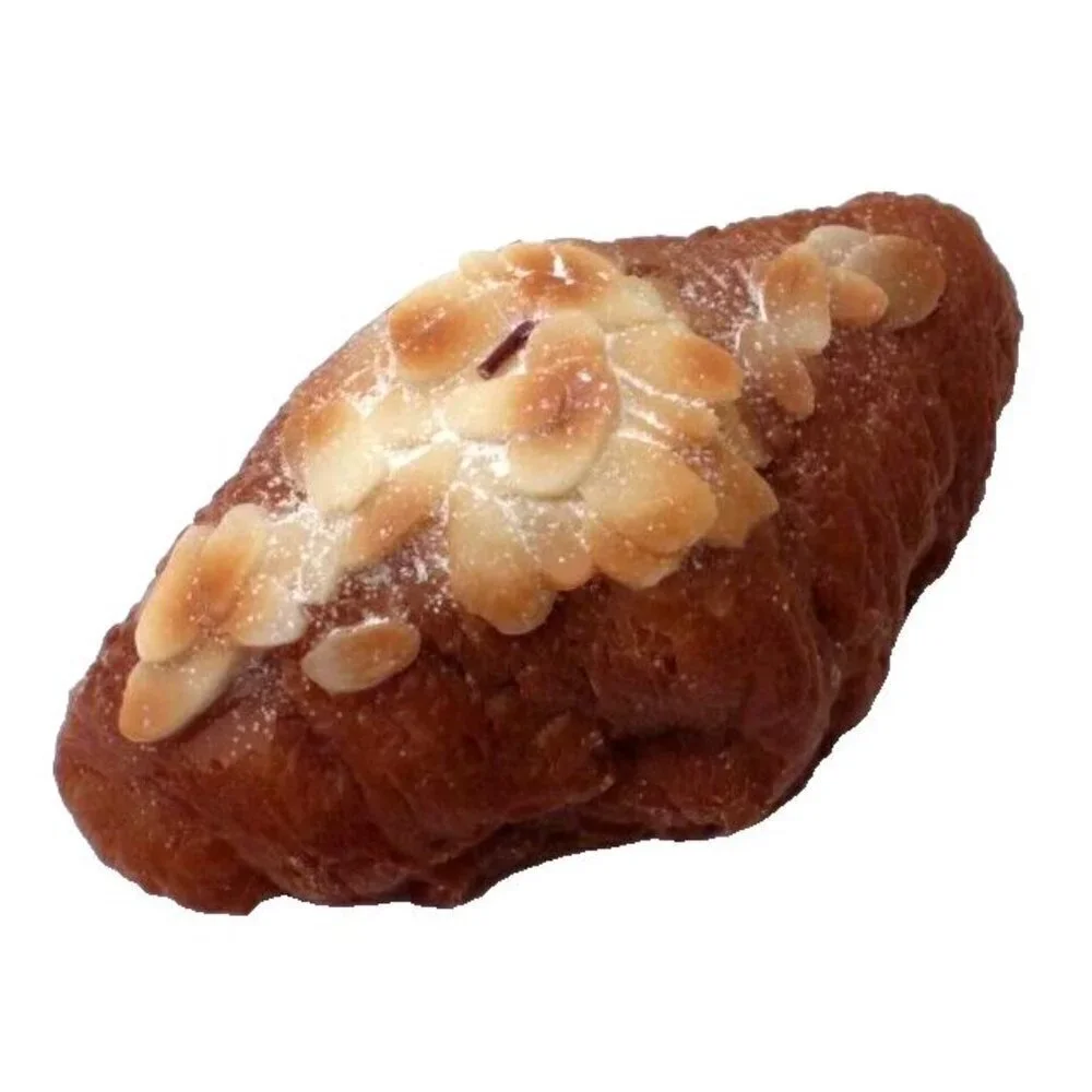 New Brown Almond Croissant Figural Candle Food Bakery Pastry